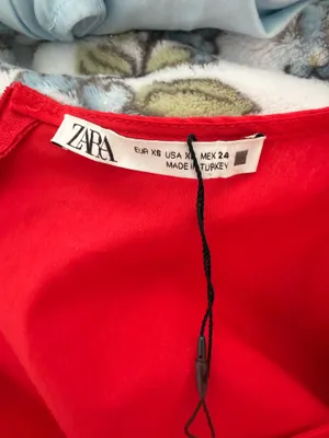 ZARA Red Mini Dress thumbnail 2