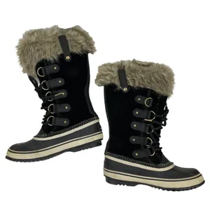 Sorel Joan of Arctic Waterproof Snow Boots Faux Fur Black Size 7 thumbnail 6