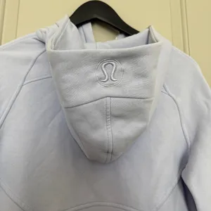 Lululemon Scuba Oversized Full Zip Hoodie - Pastel Blue - XS/S thumbnail 4