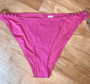 Aerie Large Women's Pink Bikini Bottoms BNWTS $29.95 thumbnail 2