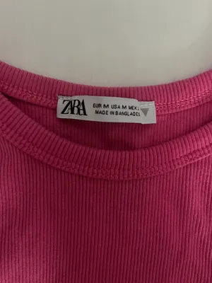 Pink Ribbed Cropped Tank thumbnail 2