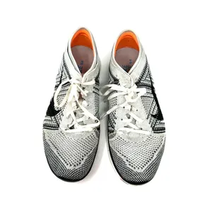 Nike‎ Size 6.5 Sneakers White Black Free TR Flyknit Running Exercise Jogging thumbnail 2