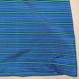 Nike golf striped collared polo style shirt thumbnail 6