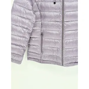 Andrew Marc‎ Puffer Jacket Womens XL Lilac Purple Packable Premium Down Hooded thumbnail 10