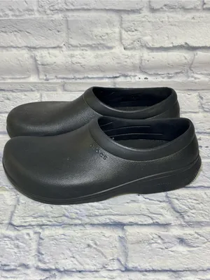 Crocs On The Clock Work Slip On Size Men 7 W 9 Shoes Black Comfort Clogs 205073 thumbnail 7