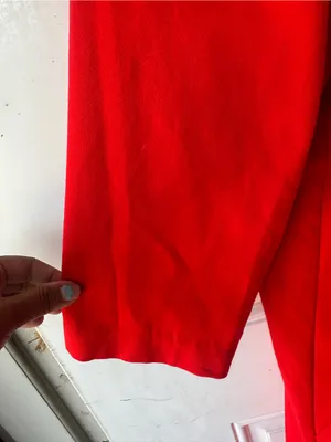 GAP Vibrant Red Shift Dress Elbow Sleeve Round Neck Classic Simple Style Size 14 thumbnail 6
