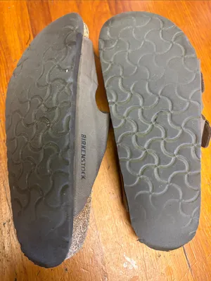 Birkenstock Dark Brown Two-Strap Slide Sandals thumbnail 4