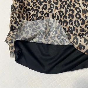 White House Black Market Mesh Cheetah‎ Print Tank Top Women’s size small thumbnail 5