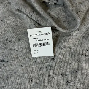 Madewell Donegal Smoke Roll Neck Wool Blend Sweater Grey K5410 Womens Small NWT thumbnail 5