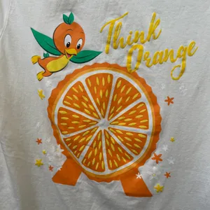Disney Epcot Flower Garden Festival Think Orange T Shirt Sz Medium Graphic Tee thumbnail 2