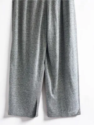Anthropologie Maeve houndstooth plaid pleated wide-leg crop pants thumbnail 7