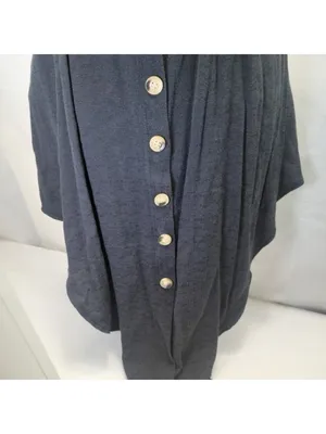 Faux Button High Low Summer Dress Medium thumbnail 3