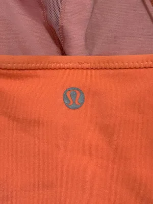 Lululemon Surya Pink Orange Strappy Back Athletic Yoga Tank Top Women’s Size 10 thumbnail 9