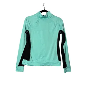 PINK‎ Victoria's Secret Women Pullover Small Mint Green Quarter Zip Athleisure thumbnail 2