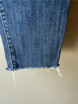 MOTHER High Rise Distressed Ankle Jeans Women’s Size 25 thumbnail 5