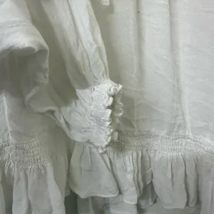 Kimchi Blue White Ruffled Blouse thumbnail 4