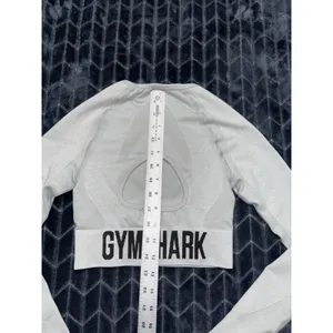 Gymshark Women's Gray Athletic Shirt Long Sleeve Active Wear Size XSmall thumbnail 7