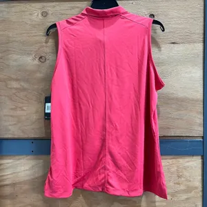 Nike Golf Polo Shirt Sleeveless Fuchsia 884873-691 Dri-Fit Women Size 2XL thumbnail 2