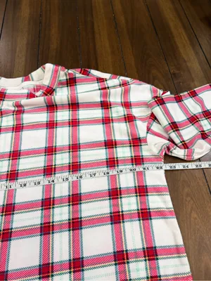 Auden Plaid Sleep Top L & Gildan Mama Bear Long Sleeve Shirt Bundle 2pc thumbnail 9