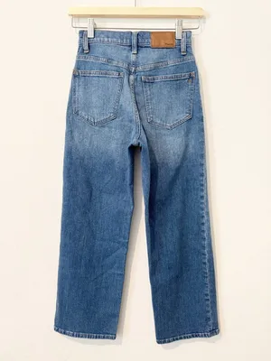 Madewell‎ Slim Wide Leg Jeans 23 Olympia High Rise Button Fly Quiet Luxury 90s thumbnail 10