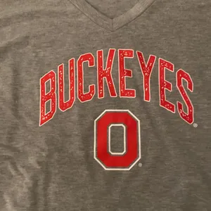 Ohio State Gameday Couture Ruffle Sleeve TShirt Sz L thumbnail 2