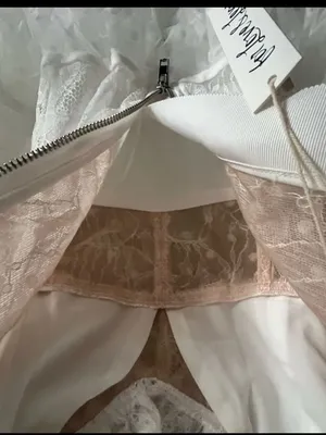 For Love & Lemons White Lace Tiered Dress NWT thumbnail 7