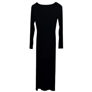 Skims Soft Lounge Long Sleeve Dress Maxi Onyx Black Size Large thumbnail 4