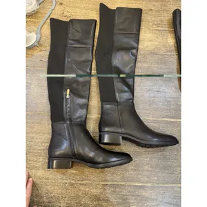 Sam‎ Edelman Pam Womens Zipper Ribbed Knit Over-The-Knee Boots Black Size 7.5! thumbnail 2