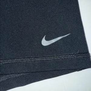 Nike Pro Women's Athletic Black Shorts spandex M medium dri fit thumbnail 2