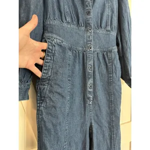 NEW $128‎ MSRP Madewell Straight Leg Denim Jumpsuit Utility Artsy Coveralls Sz 2 thumbnail 10
