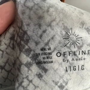 NWOT offline by aerie 7/8 leggings size large long thumbnail 7