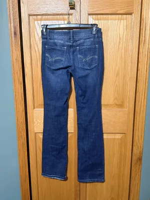 Wrangler Women's Boot Cut Jeans Dark Wash Blue 3x34 thumbnail 2
