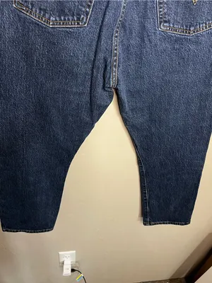 Levi’s 501 Crop High Rise Distressed Straight Leg Button Fly Denim Jeans thumbnail 10