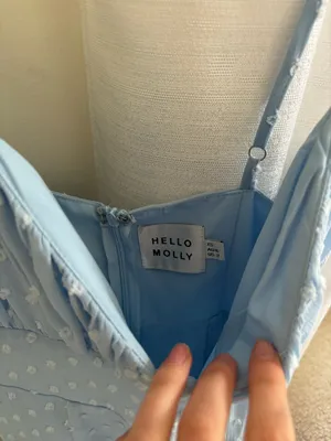 Hello Molly Blue Mini Dress thumbnail 3