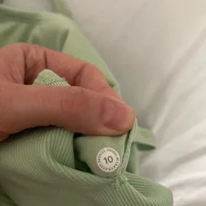 Lululemon Ebb To Street Tank II Light Green Size 10 thumbnail 6