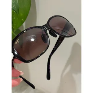 Maui Jim Koki Beach Sunglasses Women 56mm Purple Tortoise MJ433-28T Polarized thumbnail 10
