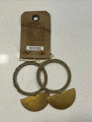 NWT Anthropologie Caitlyn Crocheted Drop Earrings thumbnail 6