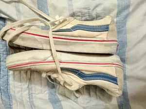 Cream and blue Vans suede size 7.5 thumbnail 5