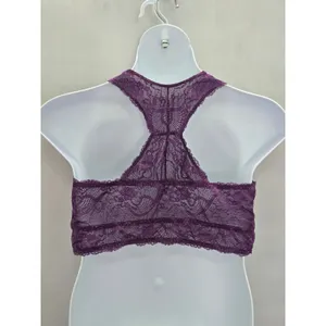 Torrid Purple Romantic Boudoir Bridal Cottage Lingerie Feminine Lace Bra Plus 1X thumbnail 2
