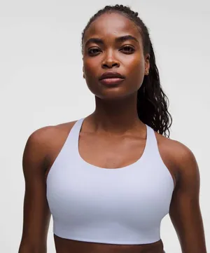 Lululemon Energy High Support Sports Bra 38DD Serene Blue Yoga Gym Workout EUC thumbnail 1