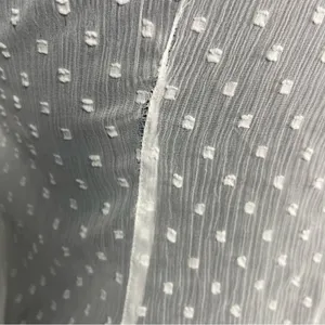 New Abercrombie & fitch while polka dot tie-front ruffle mesh long sleeve small thumbnail 5