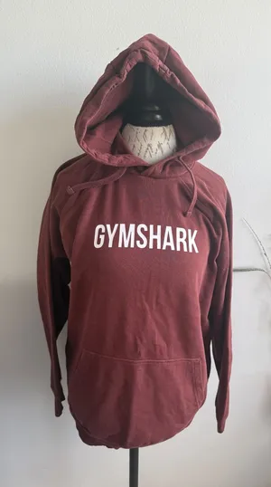 Gymshark Maroon Long Sleeve Hoodie Sweatshirt Womens Size S‎ thumbnail 1