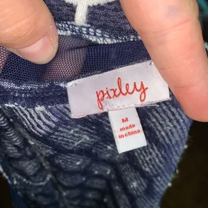 Pixley Stitchfix navy and white pinup girl fit and flare M dress thumbnail 3