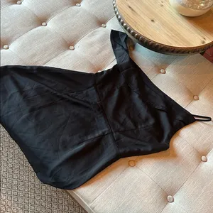 Superdown Black Asymmetrical Mini Dress Size Medium thumbnail 8