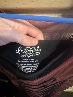 Free people sheer dress and black tight slip underneath thumbnail 6