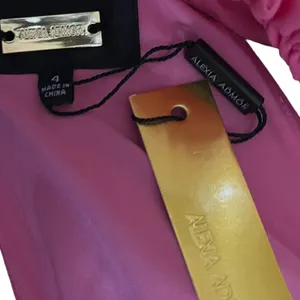 Alexa Admor Pink‎ Halter Maxi Dress Smocked Waist Ruffle Neck Sleeveless Size 4 thumbnail 5
