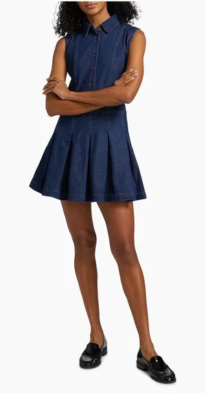 **NWT** Arella Denim Mini Dress from Reformation thumbnail 1