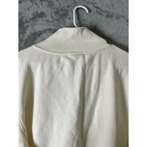Varley Woods Sweat Sweatshirt Medium Ivory Cream Mock Neck Pullover‎ Athleisure thumbnail 8