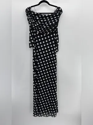 AFRM Thelma Dress in Diagonal Dot thumbnail 5