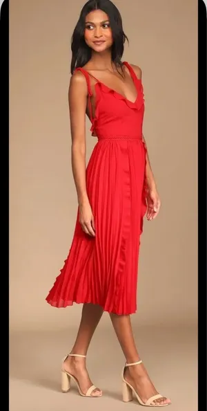 Lulus Red Dress thumbnail 2